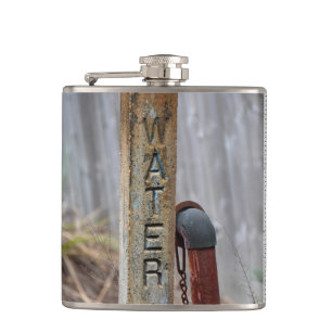 Rustic Water Valve Flask