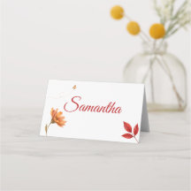 Rustic Watercolor Autumn Foliage Thanksgiving