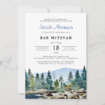 Rustic Watercolor Barn | Bar Mitzvah<br><div class="desc">Easily personalized and shipped in a snap! Get the perfect bar mitzvah invitations for your celebration like this rustic woodsy design that's trendy and stylish. Add your custom wording to this design by using the "Edit this design template" boxes on the right hand side of the item, or click the...</div>