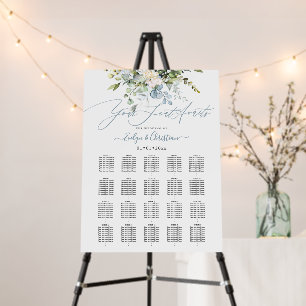 Rustic Watercolor Blue Gum Eucalyptus Foam Board