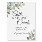 Rustic Watercolor Eucalyptus Wedding Gifts & Cards