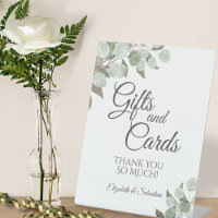 Rustic Watercolor Eucalyptus Wedding Gifts & Cards