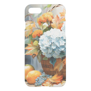 Rustic Watercolor Fall Floral Basket iPhone SE/8/7 Case