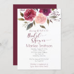 Rustic Watercolor Floral Bridal Shower | Invitation