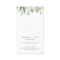 Rustic Watercolor Greenery Earring Display Card