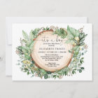 Rustic Watercolor Greenery Forest Boy Baby Shower