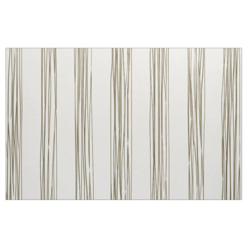 Rustic Watercolor Olive Stripe Fabric