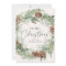 Rustic Watercolor Pine Cone Wreath Non-Photo