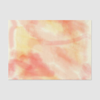 Rustic Watercolor Red, Orange, and Yellow Tissue Paper
