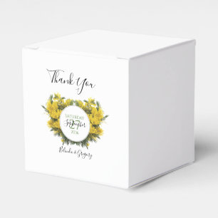 Rustic Wattle Acacia Wedding Favor Boxes