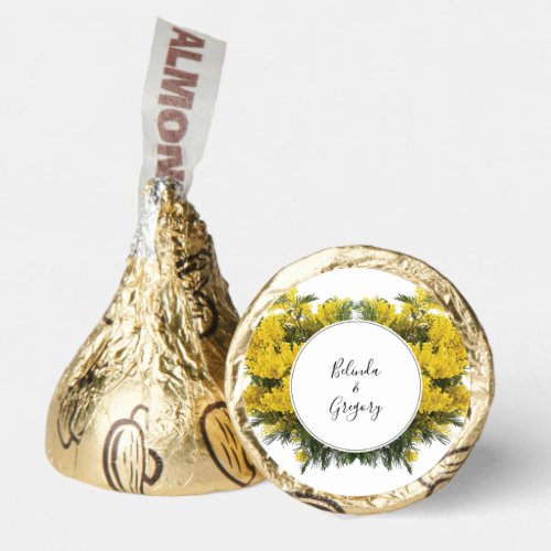 Rustic Wattle Acacia Wedding   Hersheys Kisses