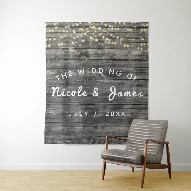 Rustic Weathered Grey Wood String Lights Wedding Tapestry Zazzle   Rustic Weathered Grey Wood String Lights Wedding Tapestry R7de8e16e51444fd282204eb0e8566c4a E375l 644.webp