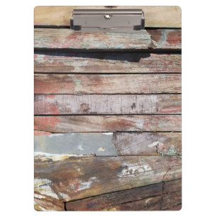 Rustic Weathered Sailboat Wood Planks Nautical Clipboard
