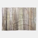 Rustic Weathered Wood Boards From Old Dock Towel at Zazzle