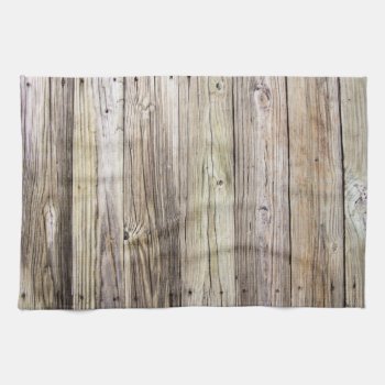 Rustic Weathered Wood Boards From Old Dock Towel by ICandiPhoto at Zazzle