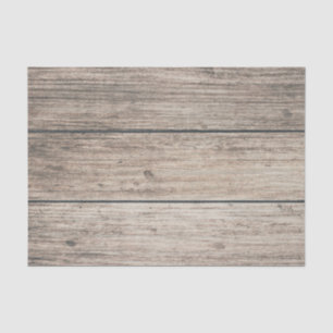 Rustic Weathered Wood Farmhouse Barn Wedding Tissue Paper