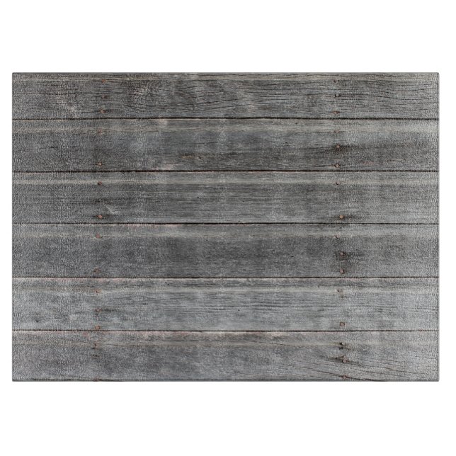 Rustic Weathered Wood Wall Cutting Board (Front)