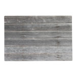 Rustic Weathered Wood Wall Placemat