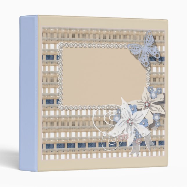 Rustic  , wedding 3 ring binder (Front/Spine)