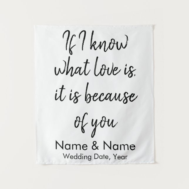 Rustic Wedding Back drop for Reception on a budget (Front)