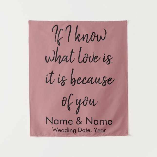 Rustic Wedding Back drop for Reception on a budget (Front)