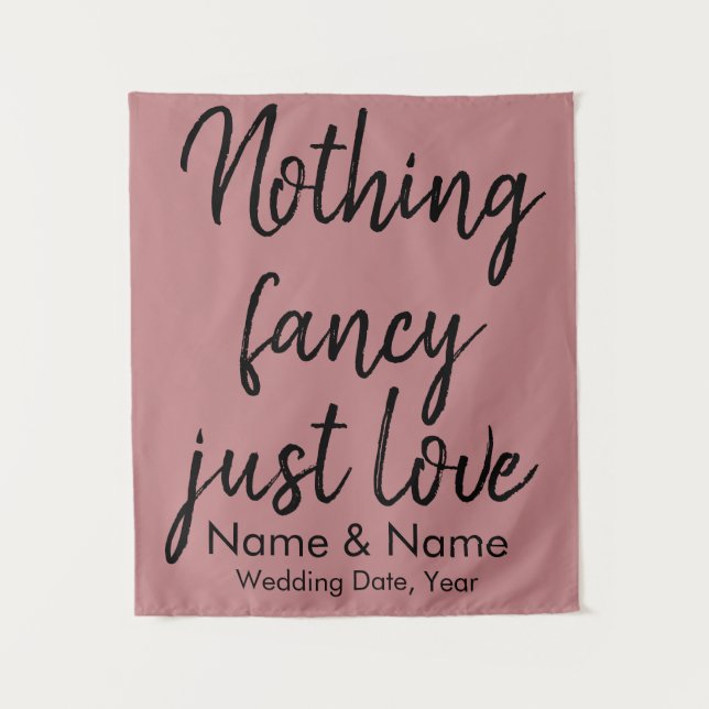 Rustic Wedding Backdrop for Reception Decorations (Front)