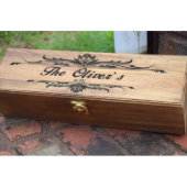 Rustic Wedding Capsule Wine Box (Front)