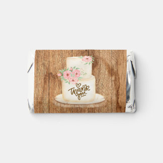 Rustic Wedding Chocolate Hershey's Miniatures