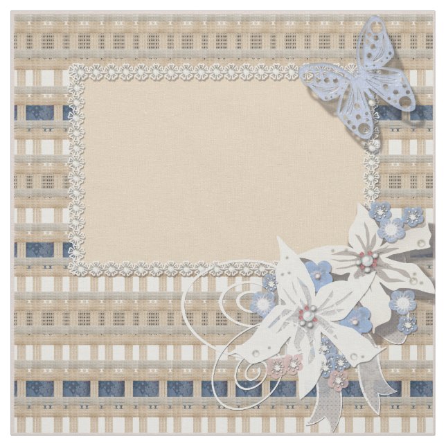 Rustic  , wedding fabric (Swatch)