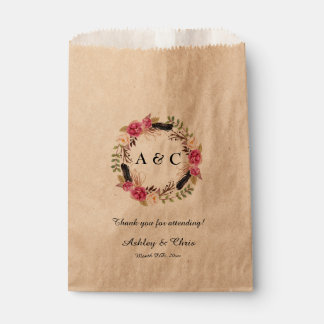 Rustic Wedding Favor Bags Boho Wedding Treat Bag