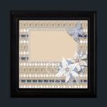 Rustic  , wedding gift box<br><div class="desc">Rustic  ,  wedding,  bouquet,  flowers,  beige,  sky blue,  frame,  butterfly,  boho</div>