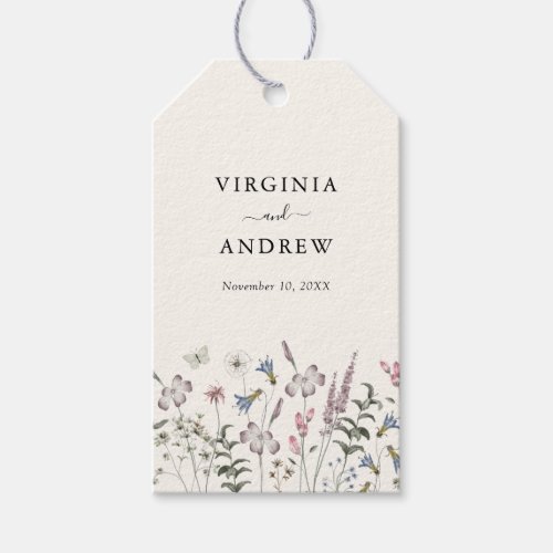 Rustic Wedding Gift Tag