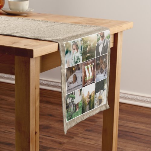Rustic Wedding Instagram Photo Grid Wood Burlap