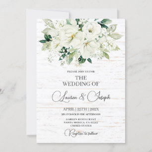 Rustic Wedding invitation