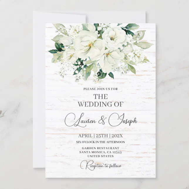 Rustic Wedding invitation | Zazzle