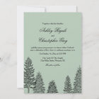 Rustic Wedding Invitation - Pine Tree | Zazzle