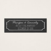 Rustic Wedding Mini Save The Dates 100 Pack (Front)