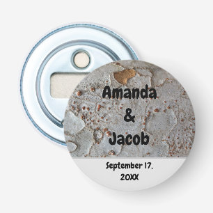 Rustic Wedding Nature Photo Abstract Unique Favor Bottle Opener