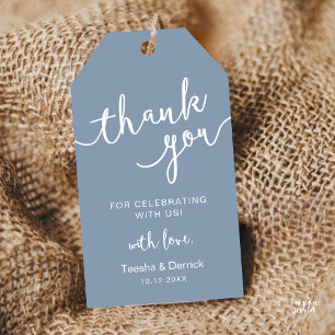 Rustic Wedding Party Thank You Gift Tags