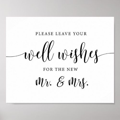 Rustic Wedding Please Leave Your Wishes Sign