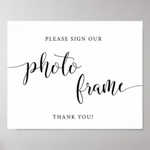 Rustic Wedding Please Sign Our Photo Frame Sign