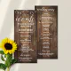 Rustic Wedding Program | Zazzle