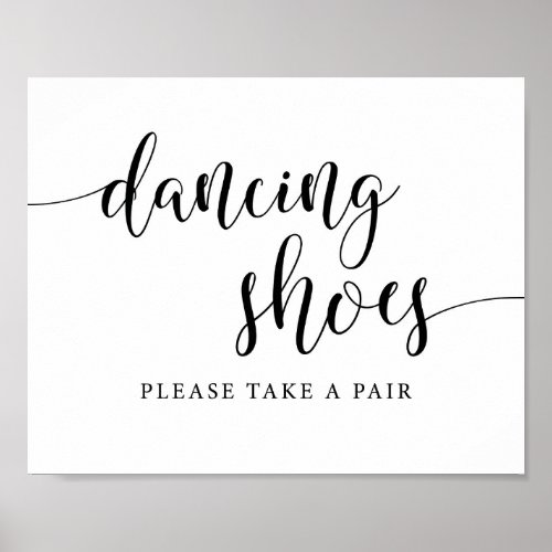Rustic Wedding Reception Dancing Shoes Sign