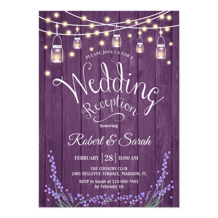 string lights Wedding Reception Invitation Celebration After Party Invitation Custom Printable 5x7