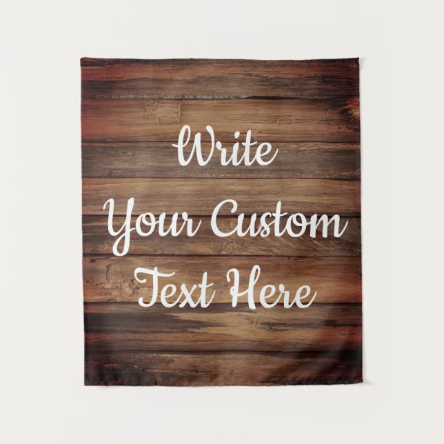 Rustic Wedding Reception Photo Booth Backdrop Prop (Front)