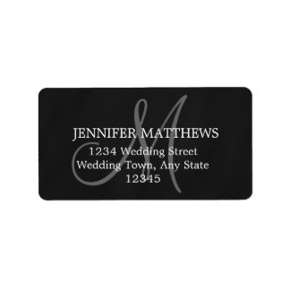 Rustic Wedding Reply Card Address Labels