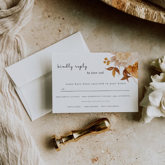 Rustic wedding RSVP Save The Date (Creator Uploaded)