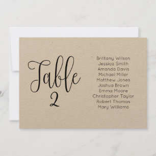 Rustic wedding seating chart. Landscape country Invitation