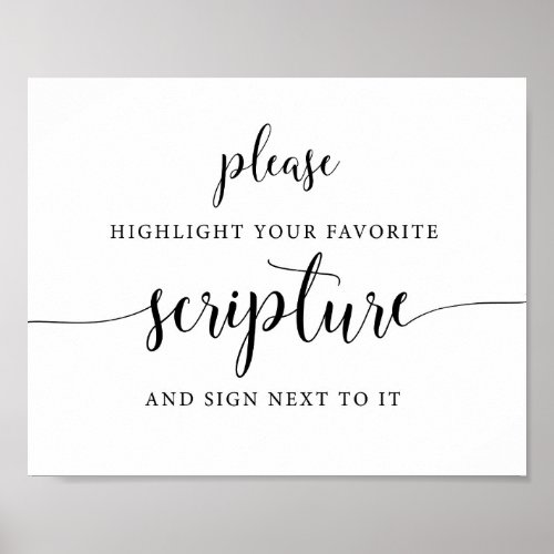 Rustic Wedding Sign our Bible Guest Book Sign