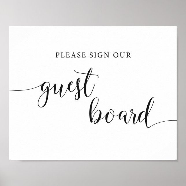 Rustic Wedding Sign Our Guest Board Sign (Front)